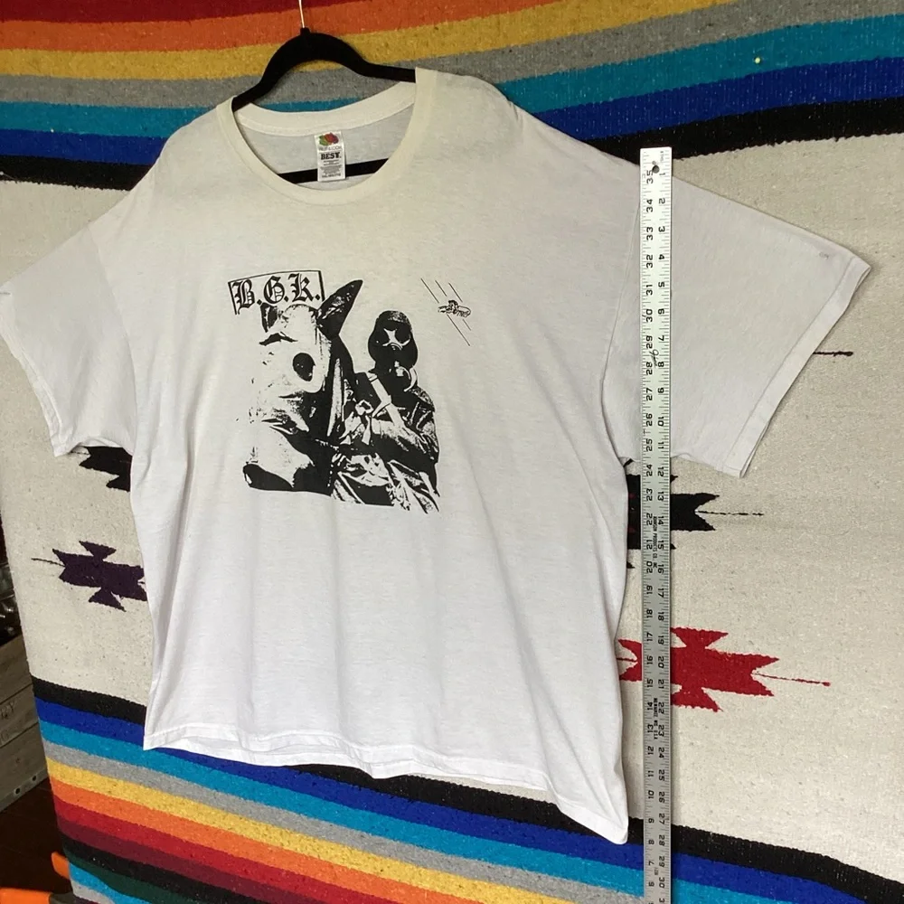 Vintage BGK Balthasar Gerards Kommando Dutch hardcore punk band shirt rare - Picture 4 of 12